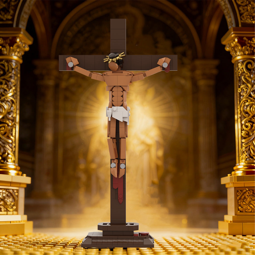 'Faith Bricks' Jesus Crucifixion Set