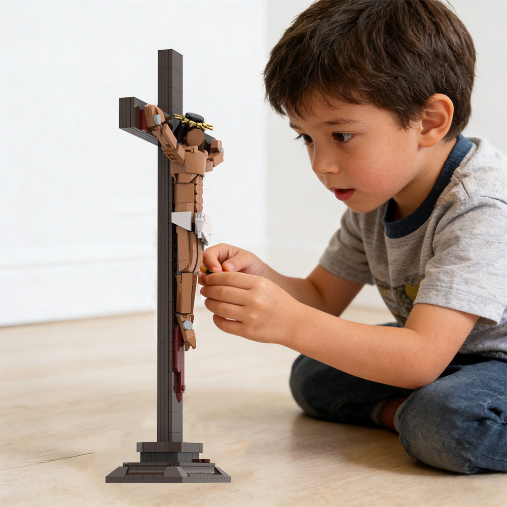'Faith Bricks' Jesus Crucifixion Set